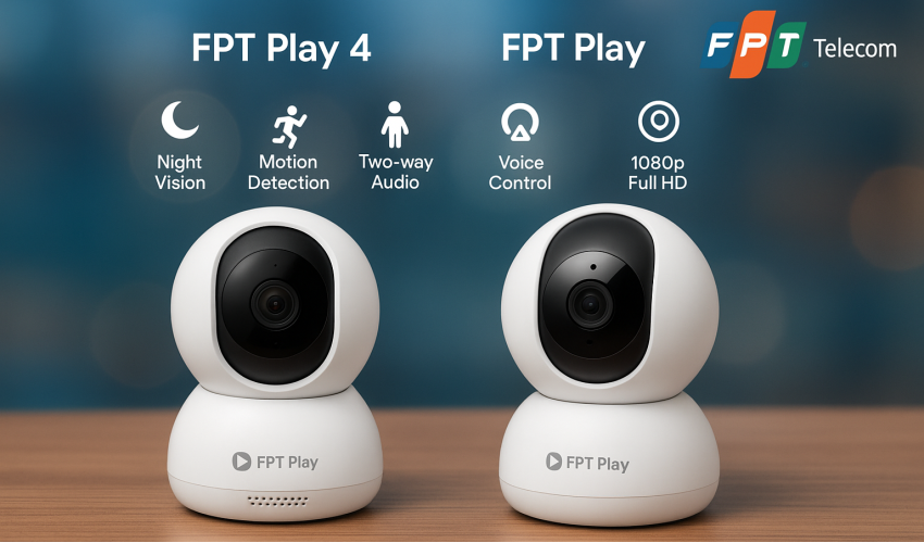 Camera FPT Play 4 và FPT IQ4S – Giải pháp an ninh thông minh cho gia đình Việt